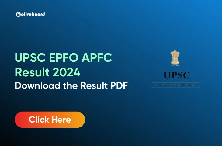 UPSC EPFO APFC Result 2024
