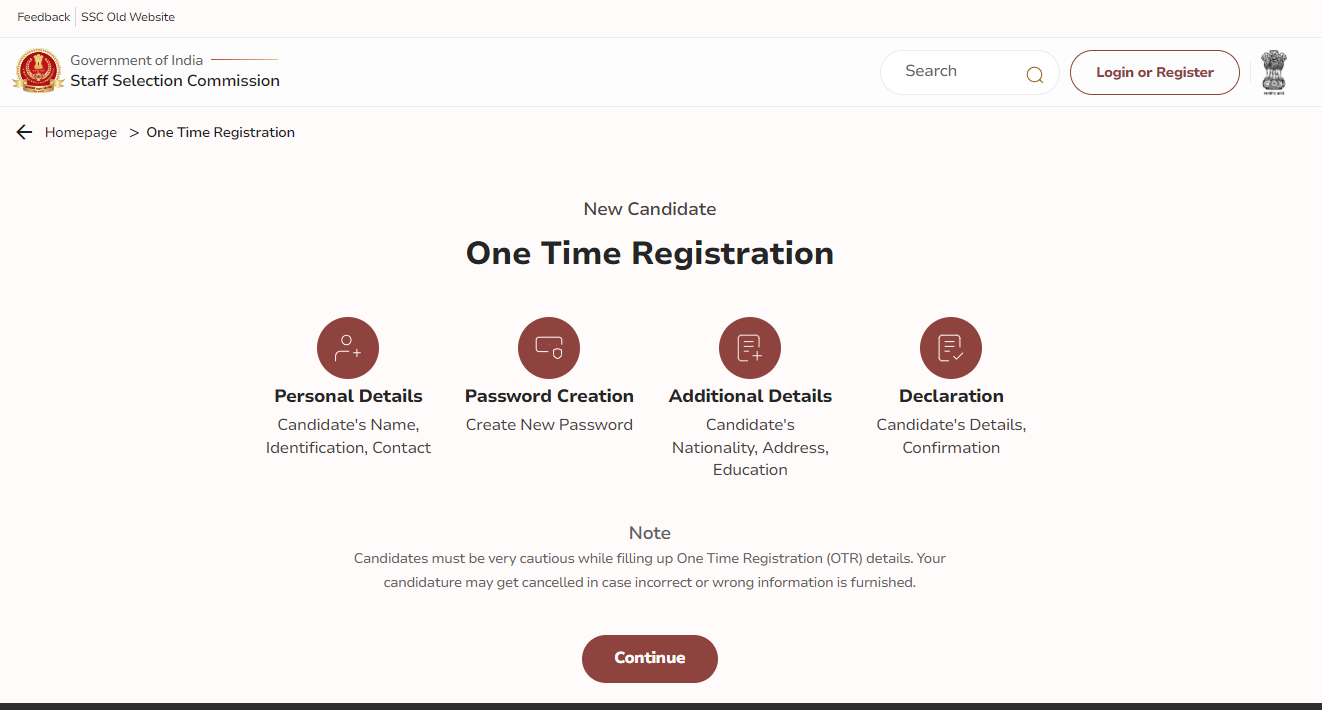 SSC CHSL Application Form 2024