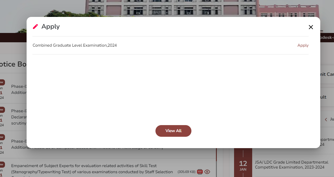 SSC CGL Apply Online 2024