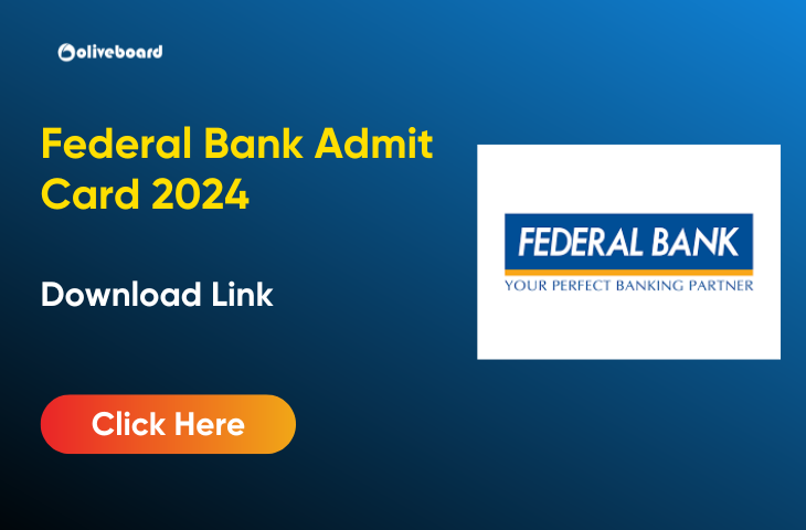 Federal Bank Admit Card 2024