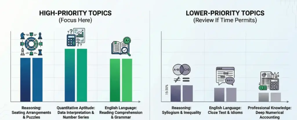 SEBI Grade A High-Priority vs Low-Priority questions asked in the exam