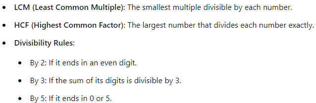 SSC MTS Maths Important Topics