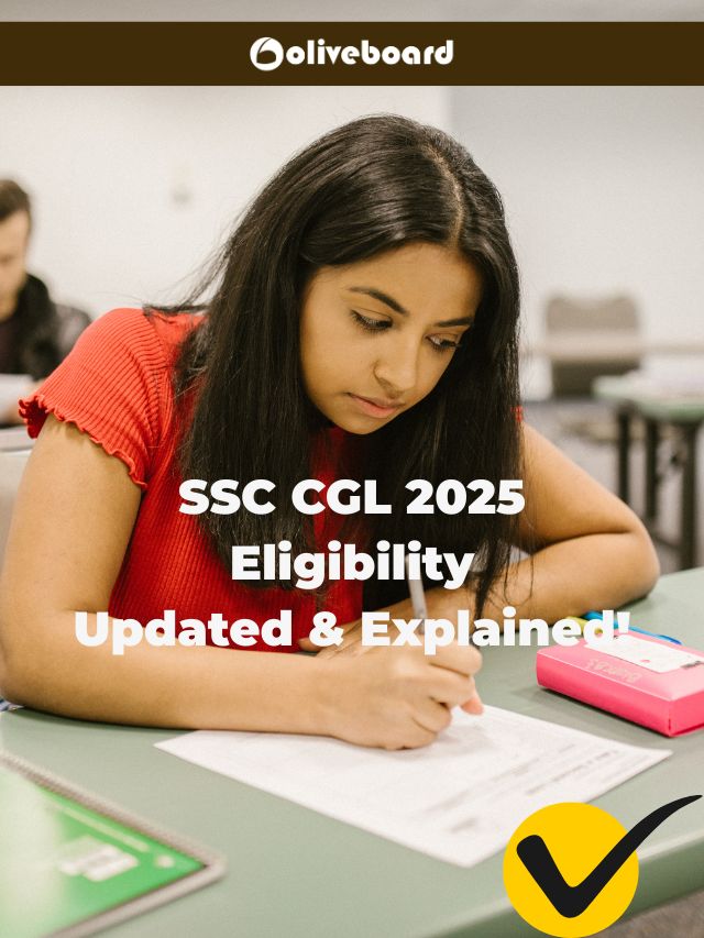 SSC CGL 2025 Eligibility Poster for Web Story, Graduation, Checklist