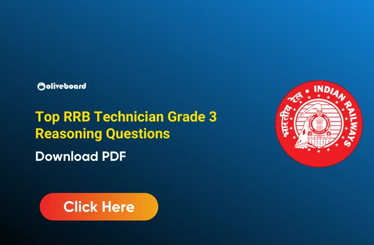 RRB Technician Grade 3 Reasoning