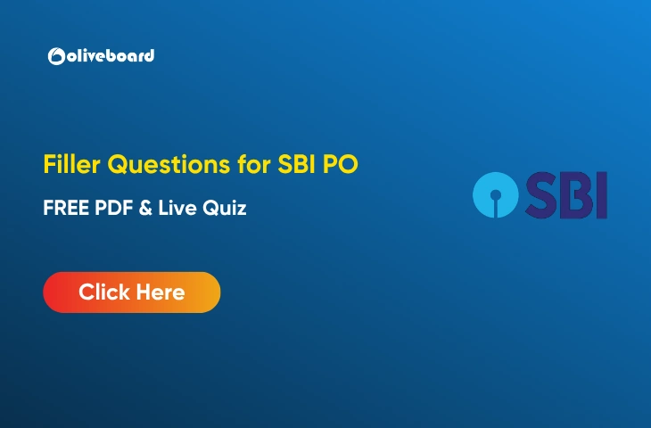 Filler Questions for SBI PO