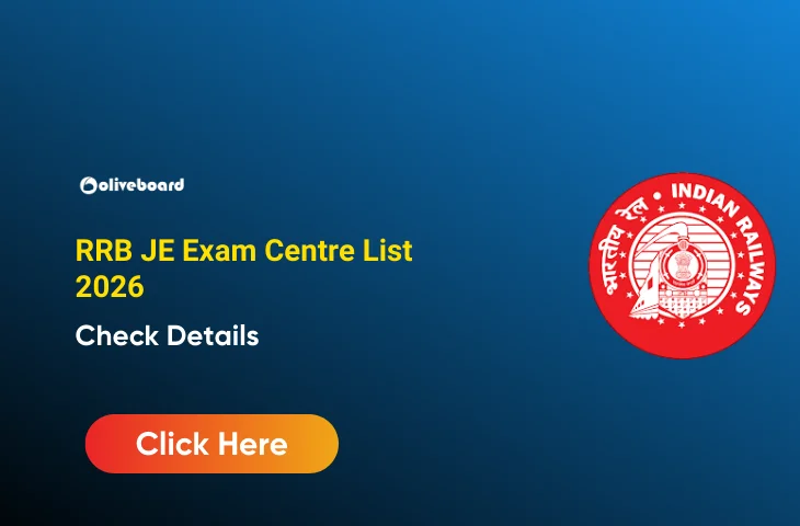RRB JE Exam Centres