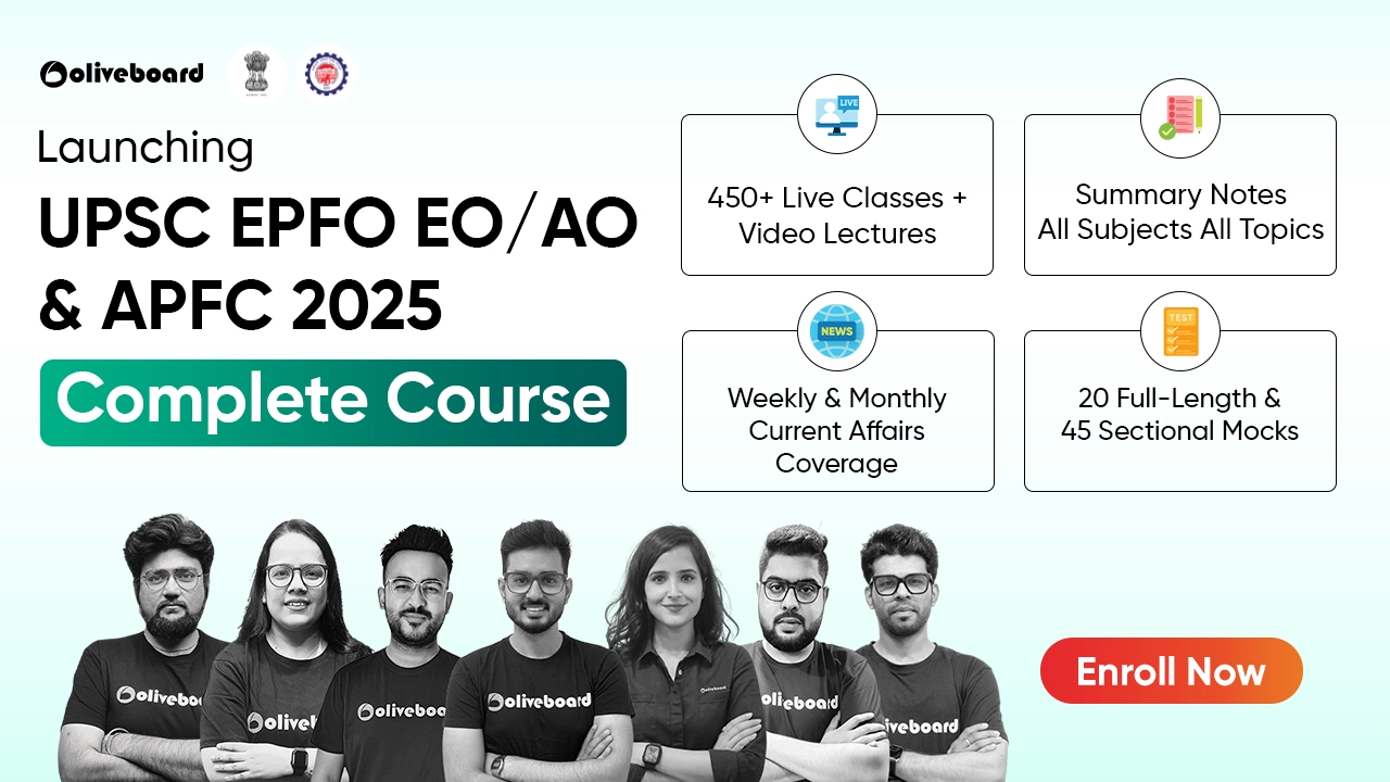 Join UPSC EPFO EO/AO & APFC Online Classes TODAY