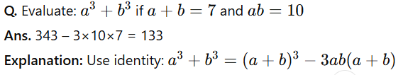 Algebraic Identities