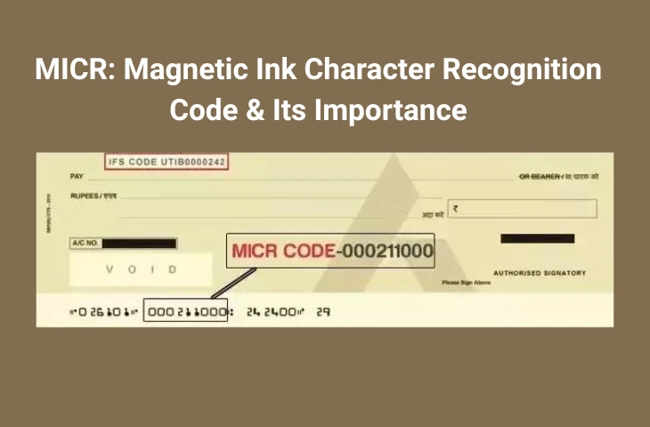MICR Magnetic Ink Character Recognition Code & Its Importance