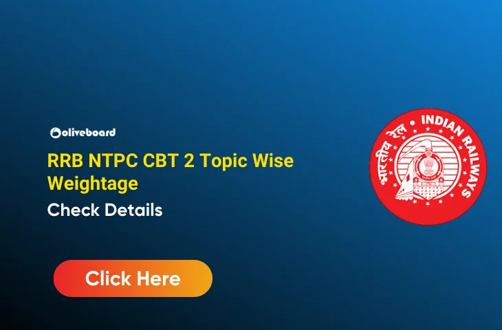 RRB NTPC CBT 2 Topic Wise Weightage