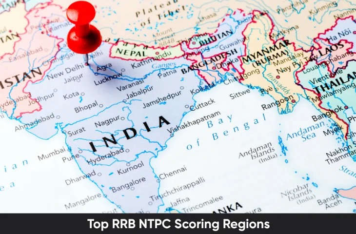 RRB NTPC Scoring Regions