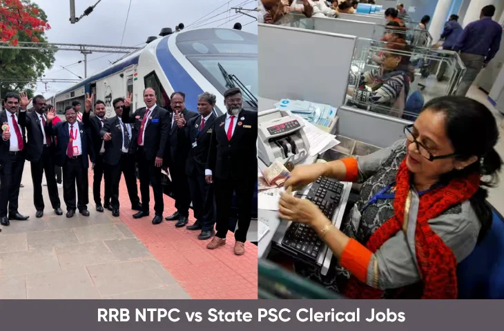 RRB NTPC vs State PSC Clerical Jobs