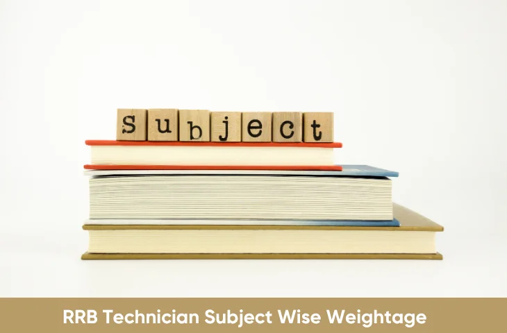 RRB Technician Subject Wise Weightage
