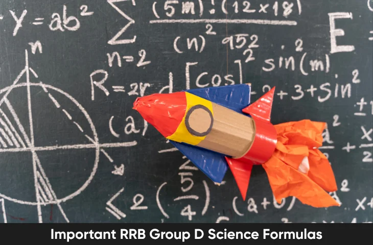 RRB Group D science formulas
