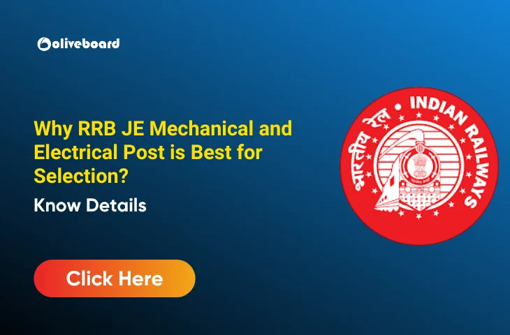 RRB JE Mechanical and Electrical Post