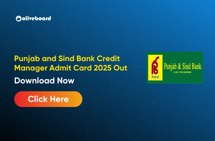 Punjab and Sind Bank Credit Manager Admit Card