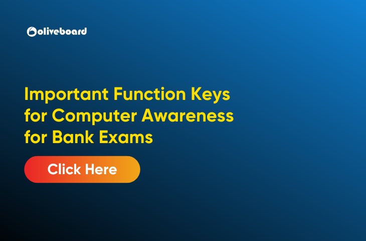Important Function Keys for Computer Awareness for Bank Exams