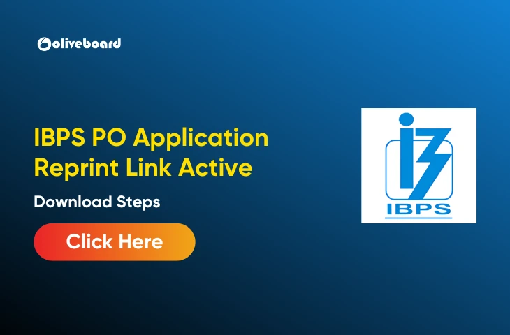 IBPS PO Application Reprint Link Active
