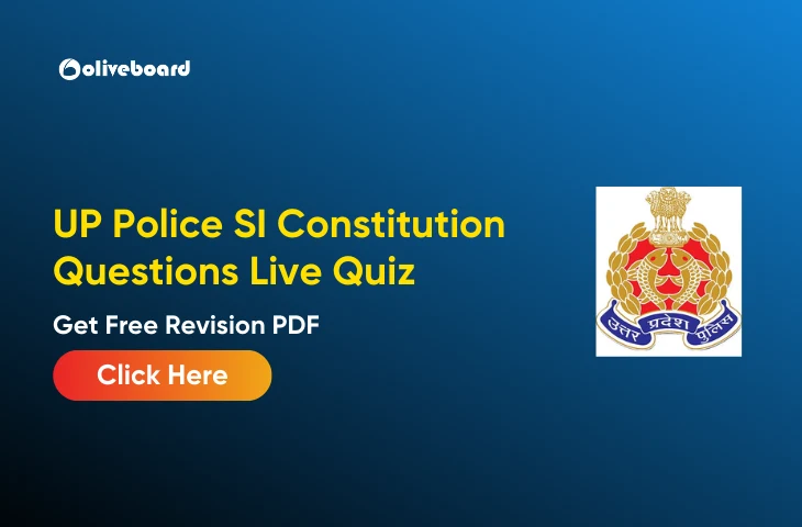 UP Police SI Constitution Questions Live Quiz
