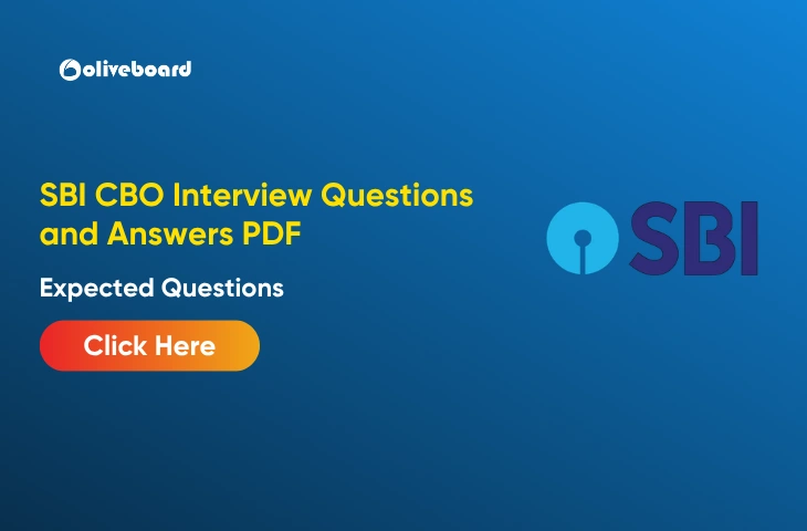 SBI CBO Interview Questions and Answers PDF
