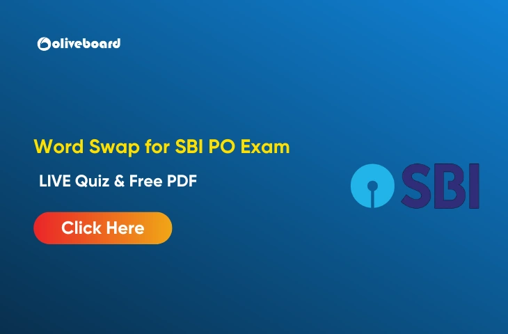 Word Swap Questions for SBI PO Exam