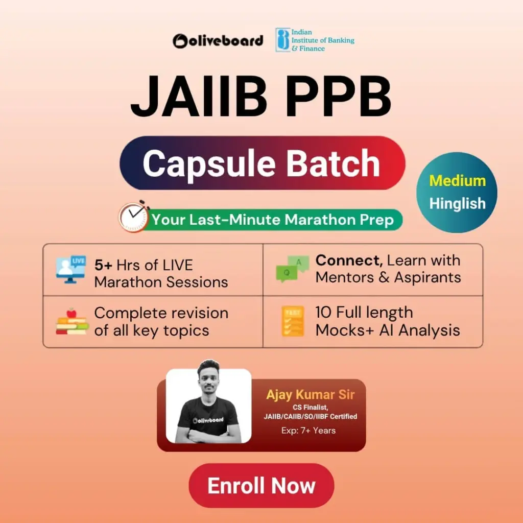 JAIIB PPB Capsule Batch