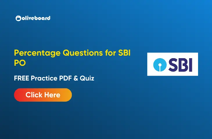 Percentage Questions for SBI PO