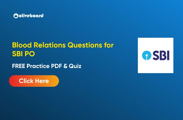 Blood Relations Questions for SBI PO