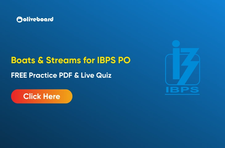Boats & Streams for IBPS PO