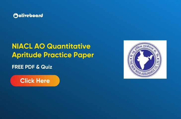 NIACL AO Quant Practice Paper