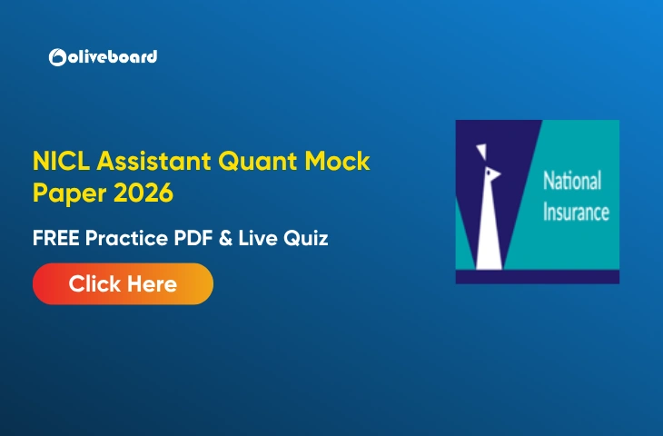 NICL Assistant Quant Mock Paper
