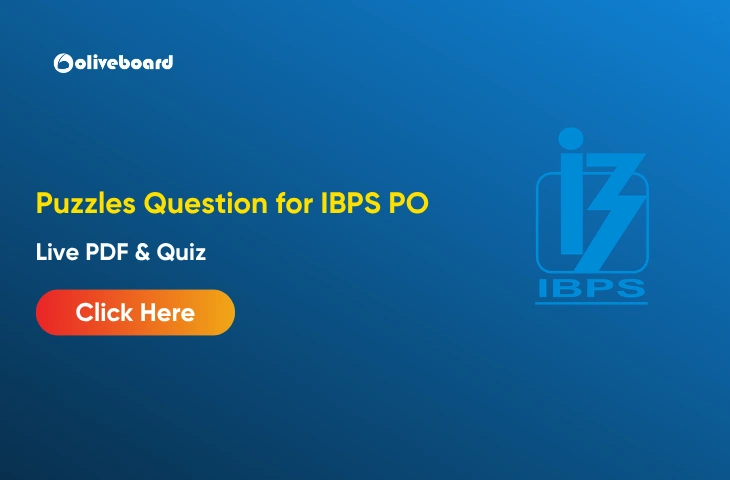Puzzle Questions for IBPS PO