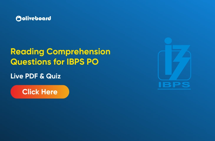 Reading Comprehension Questions for IBPS PO