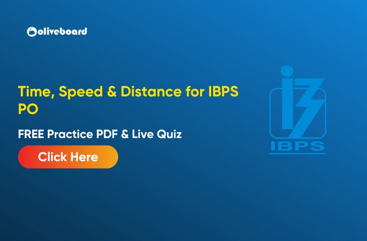 Time, Speed & Distance for IBPS PO