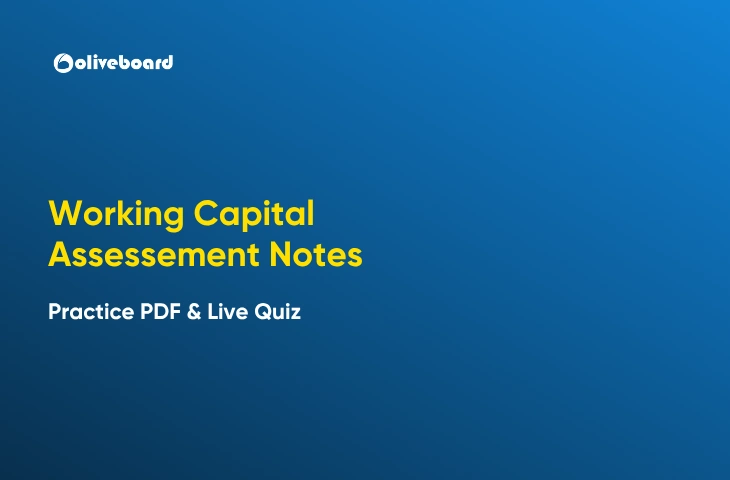 Working Capital Assessment