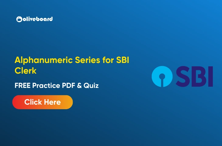 Alphanumeric Series for SBI Clerk