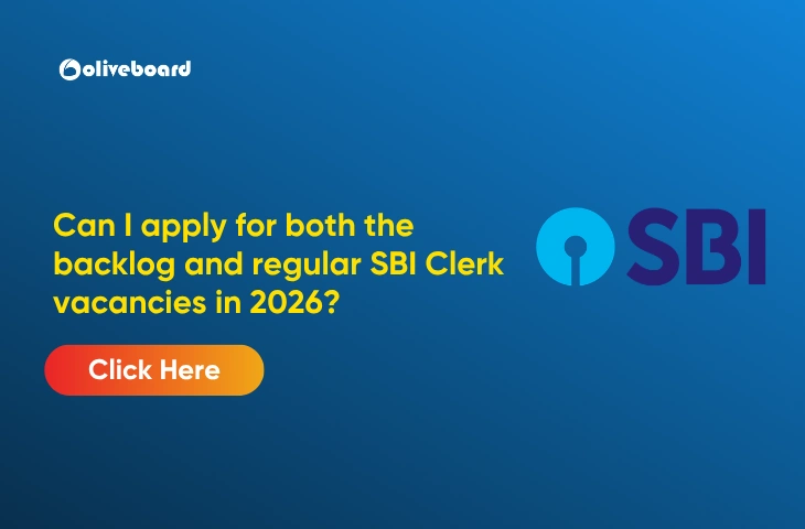 Can I apply for both the backlog and regular SBI Clerk vacancies in 2026?