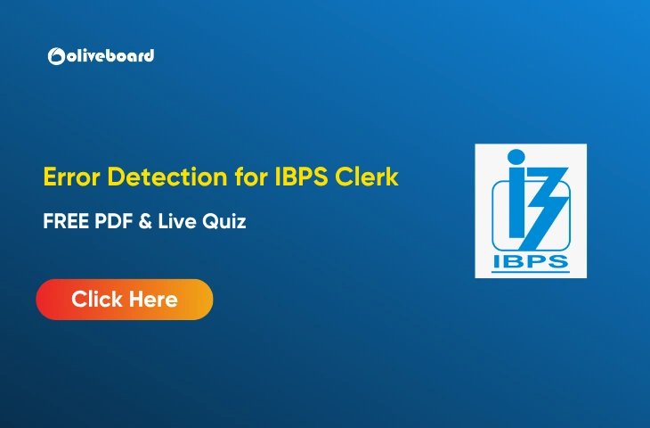 Error Detection for IBPS Clerk