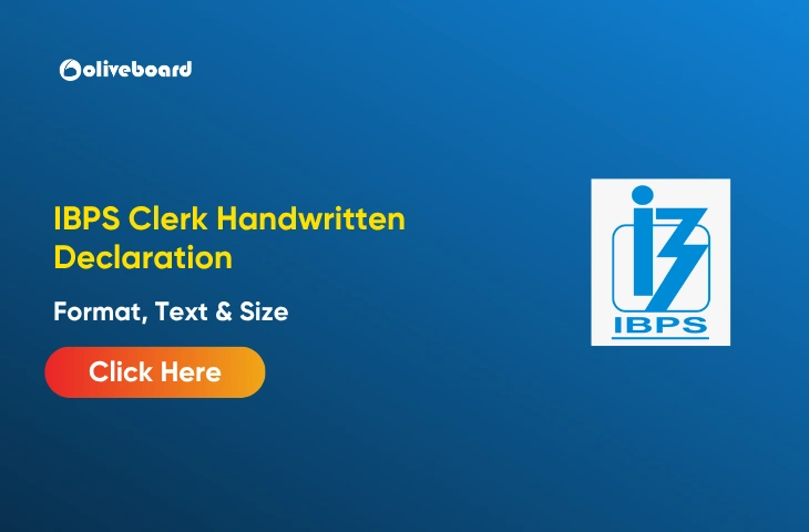 IBPS Clerk Handwritten Declaration