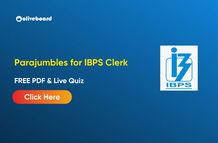 Parajumbles for IBPS Clerk