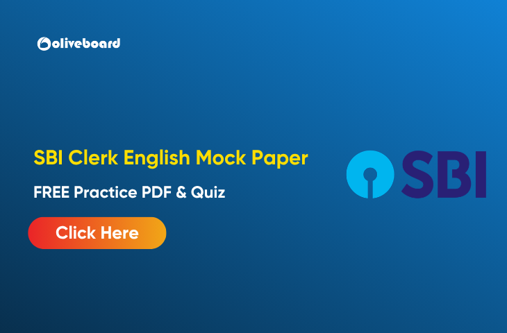 SBI Clerk English Mock Paper
