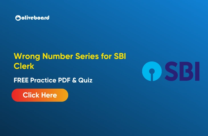 Wrong Number Series for SBI Clerk