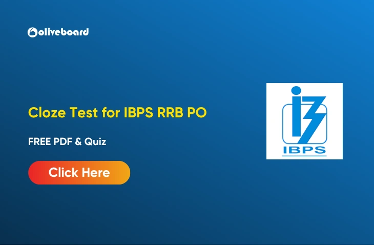 Cloze Test for IBPS RRB PO