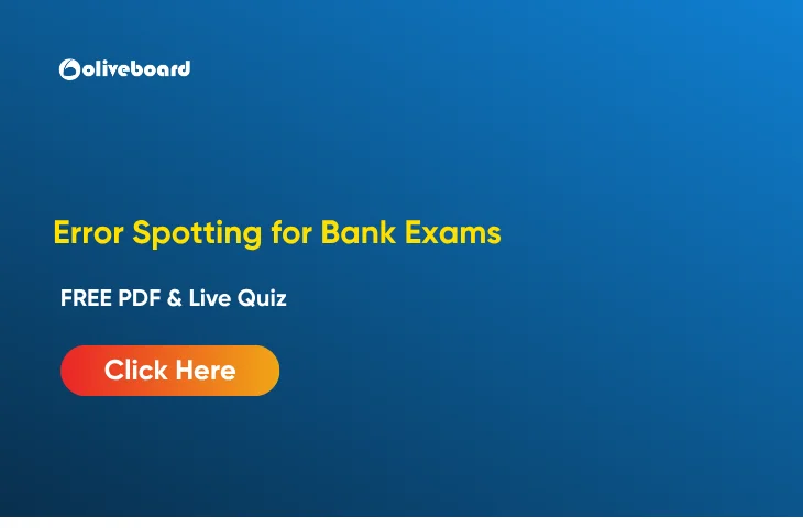 Error Spotting for Bank Exams