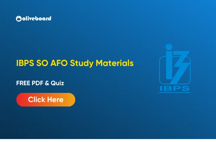 IBPS SO AFO Study Materials