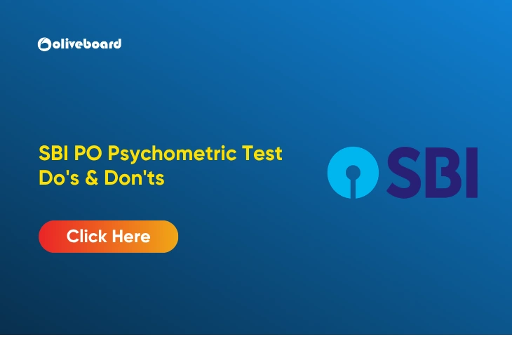 SBI PO Psychometric Test Do's & Don'ts 2026