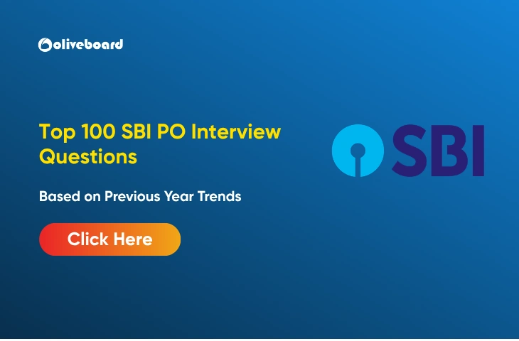 Top 100 SBI PO Interview Questions