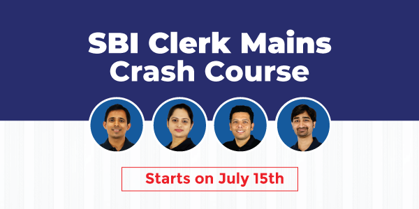 SBI Clerk Mains Crash Course